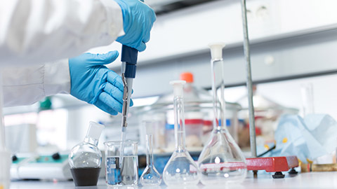 Scientist in lab