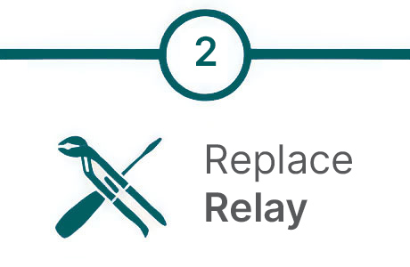 Step 2 replace relay