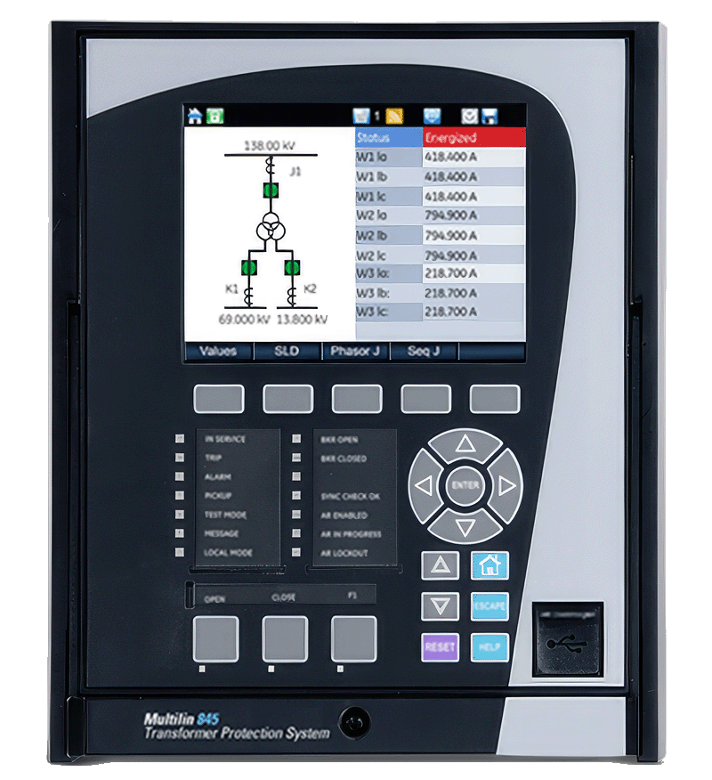 Full Color Graphical HMI Front Display