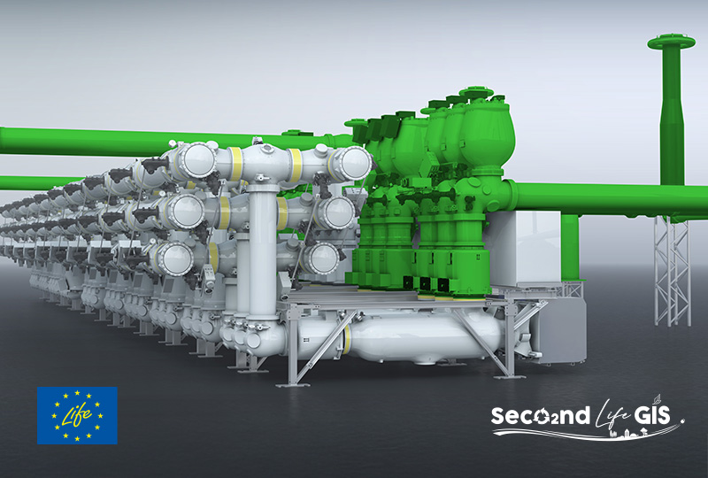 The EU supports GE Vernova’s project by co-funding the development of a retrofitting solution to remove SF₆ from older 420 kV gas-insulated substations
