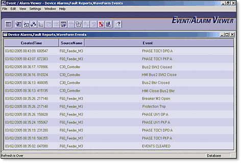 Sequence Of Event Records (SOE)