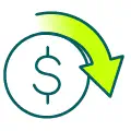 reduce cost icon