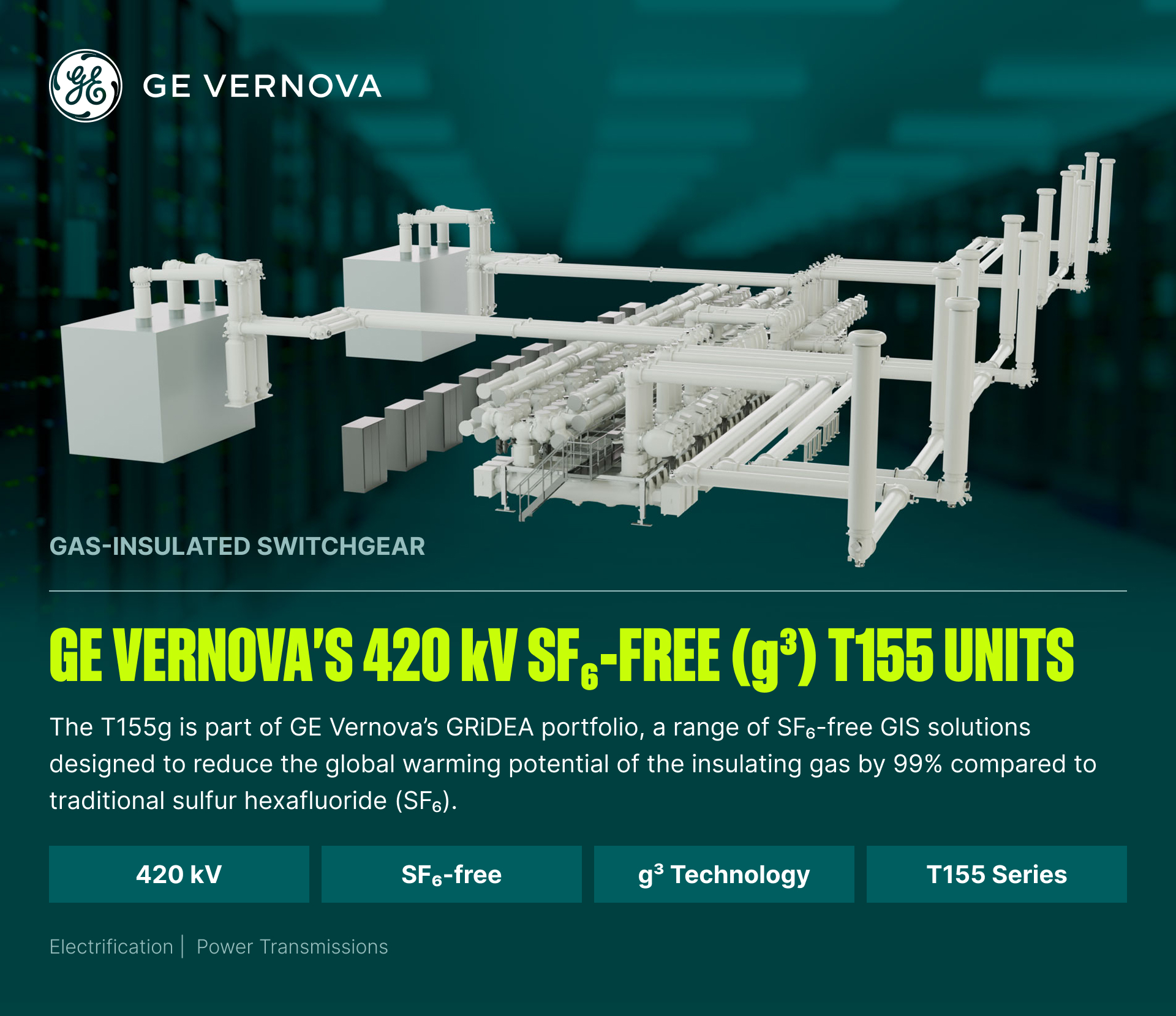 GE Vernova’s SF₆-free technology to electrify Europe’s largest AI campus in France