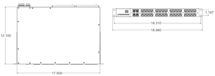ML3000 dimensions diagram