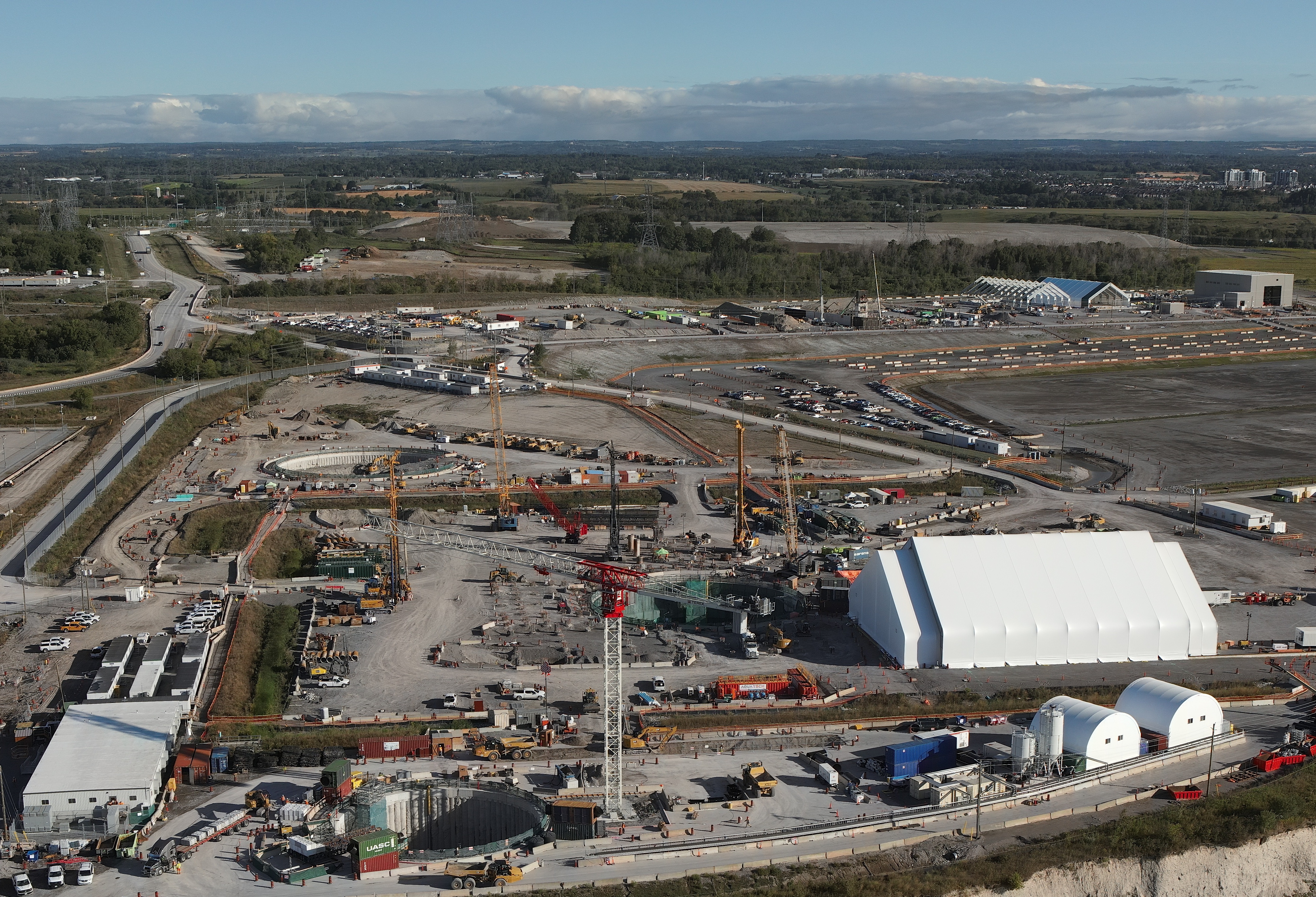 Construction of the first BWRX-300 small modular reactor is underway at OPG’s Darlington New Nuclear Project site.