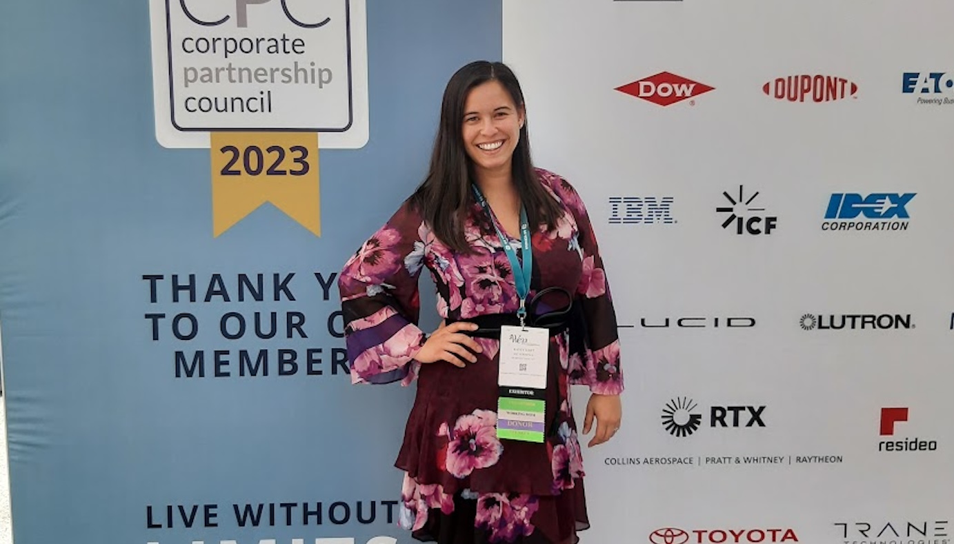 Kassy Hart at SWE conference 2023