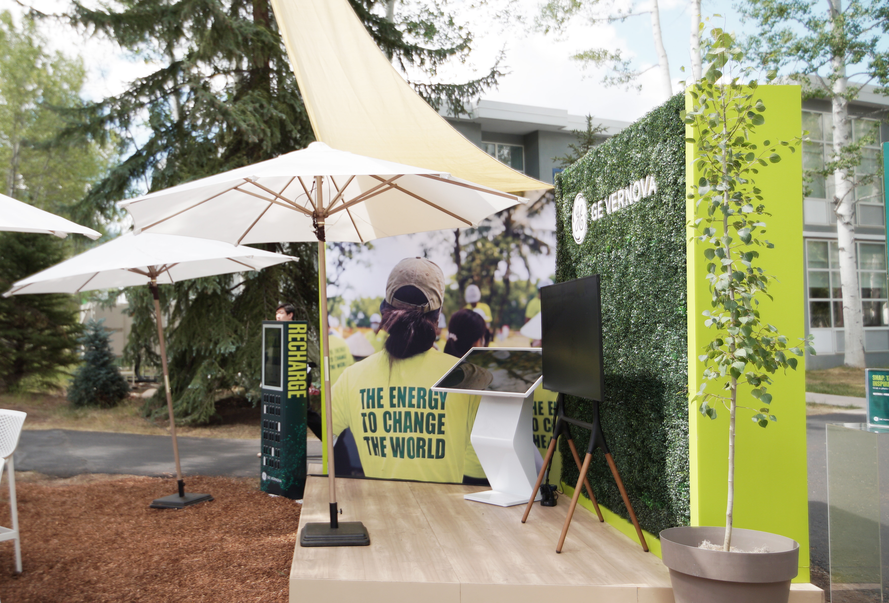 Outdoor area at Aspen Ideas Festival