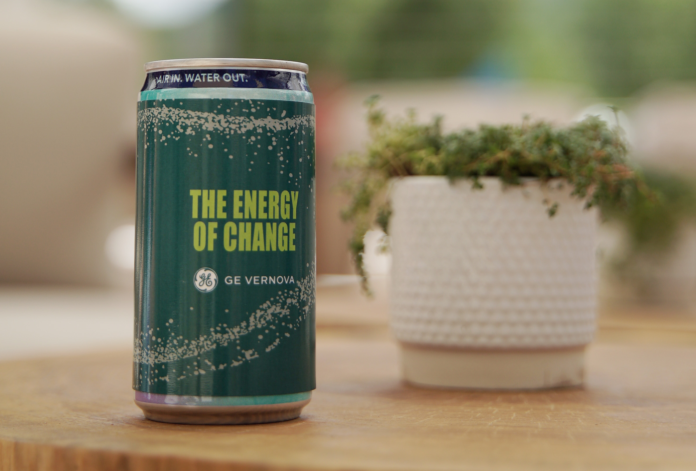 Promotional can at Aspen Ideas Festival