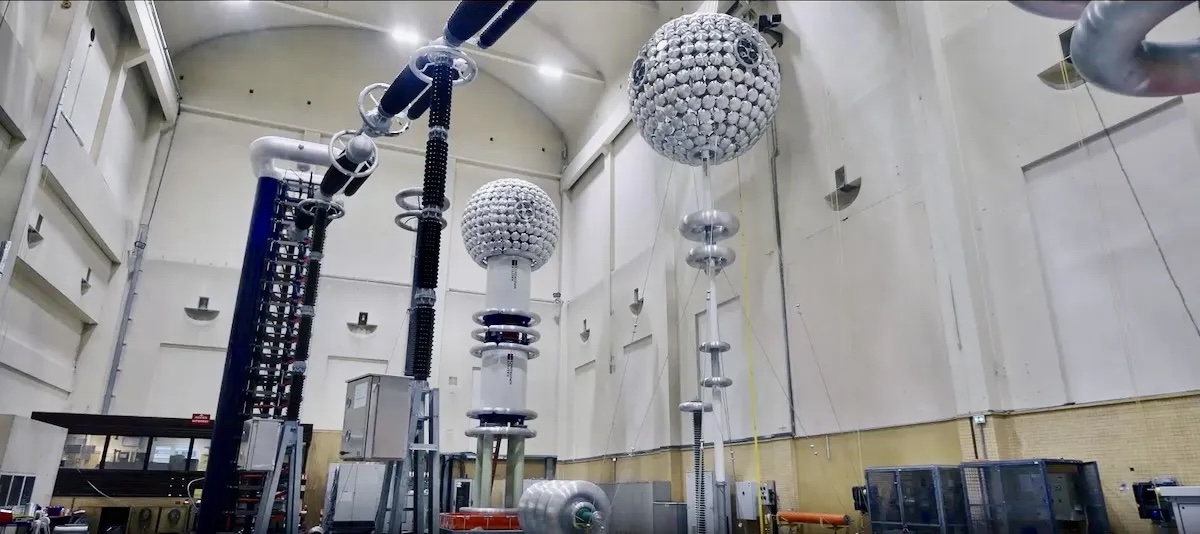 testing labs inside GE Vernova’s Research Center for High Voltage Technology