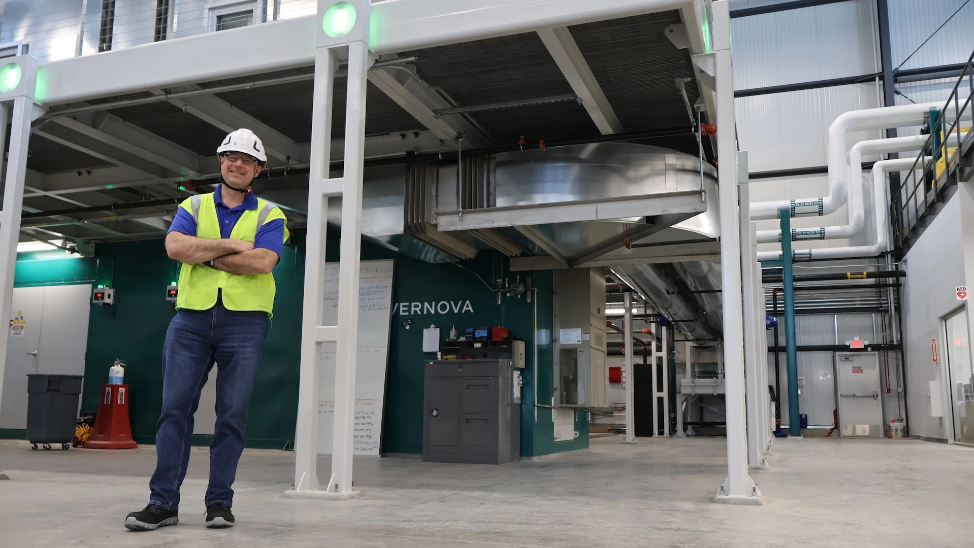 Senior Principal Engineer Bill Gerstler at work in the DAC lab at GE Vernova Advanced Research in Niskayuna, New York. 