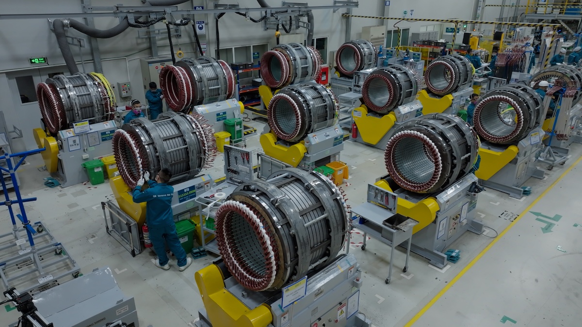 Lines of cylindrical machinery