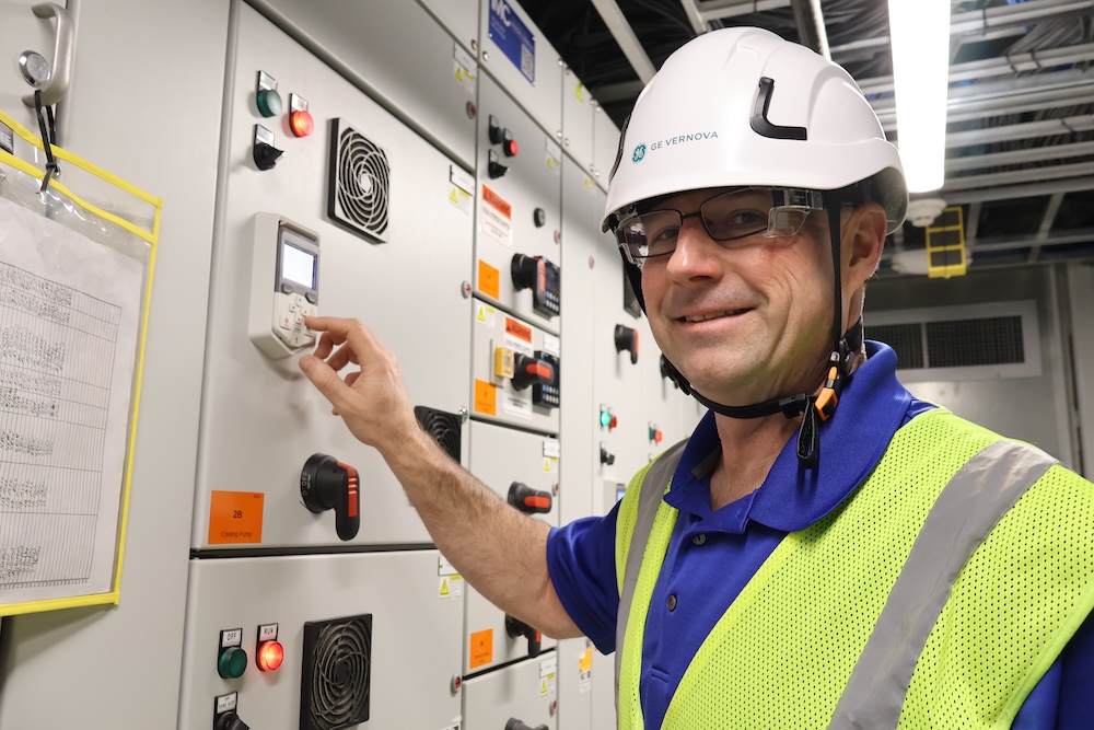 Bill Gerstler at GE Vernova Advanced Research DAC facility