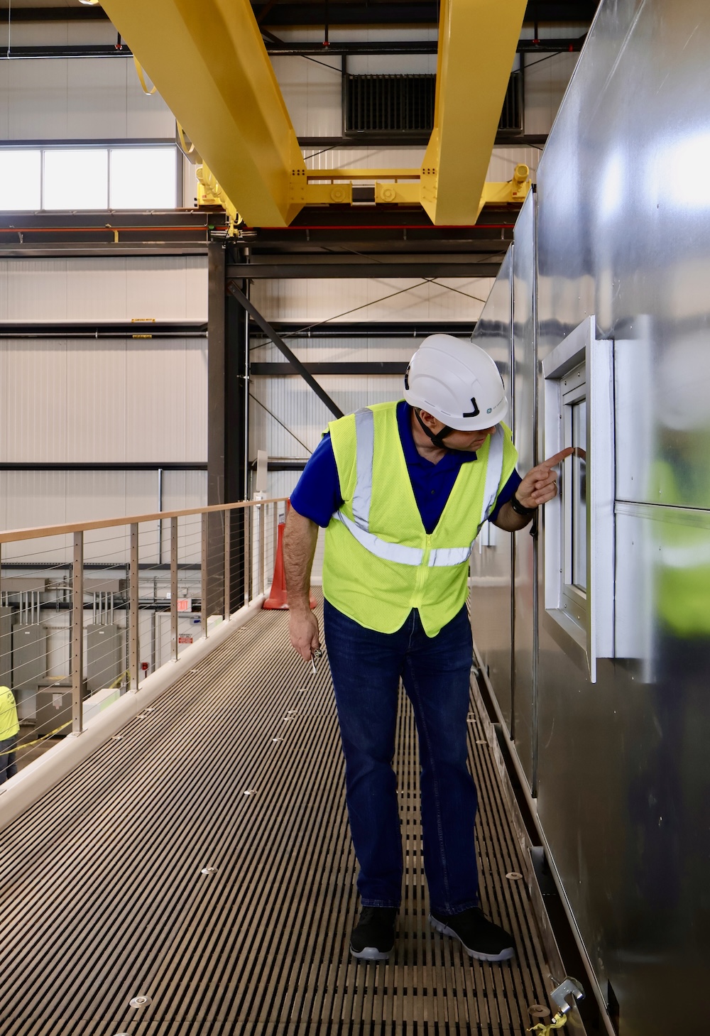 Bill Gerstler at GE Vernova Advanced Research DAC facility