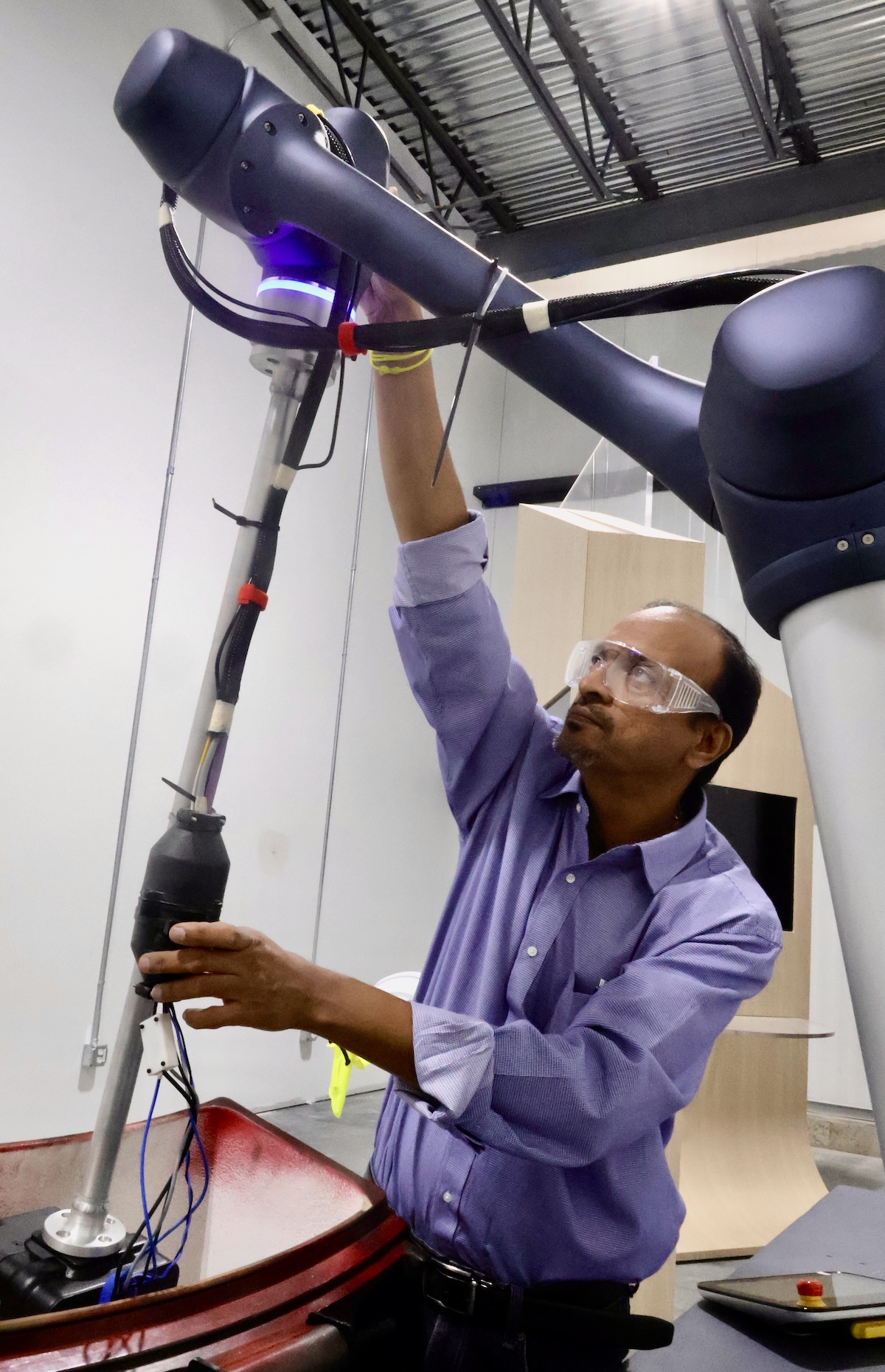 Robotic arm for inspections