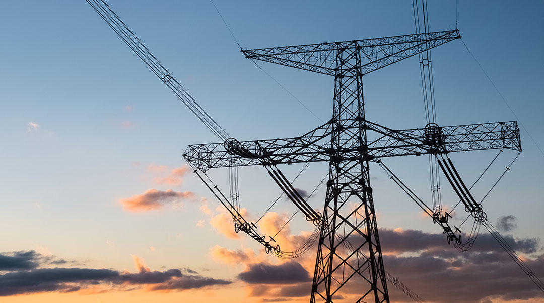 Powerlines at Dusk