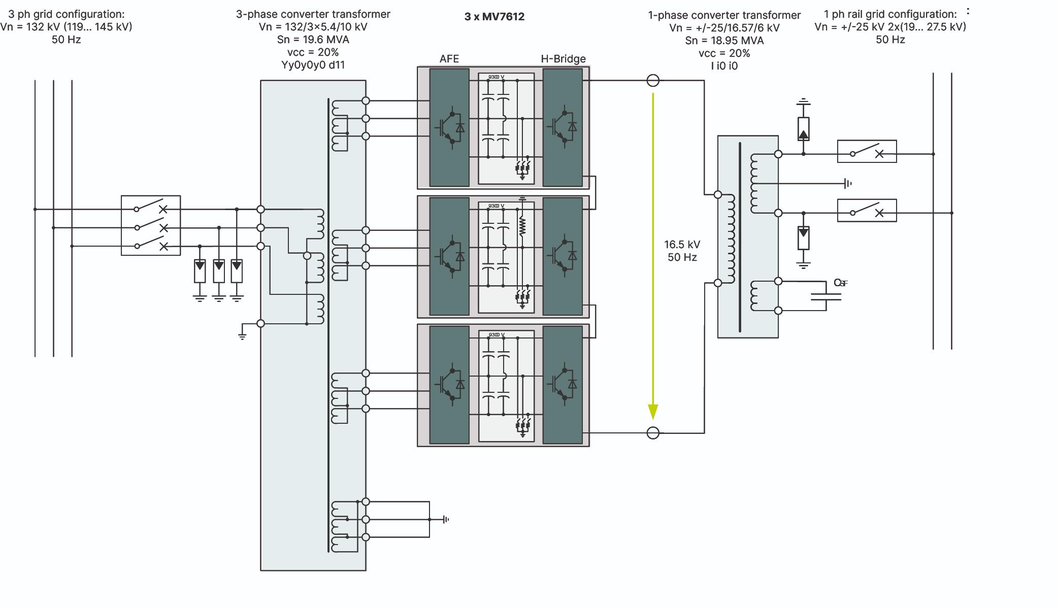 Circuit diagram of the SFC