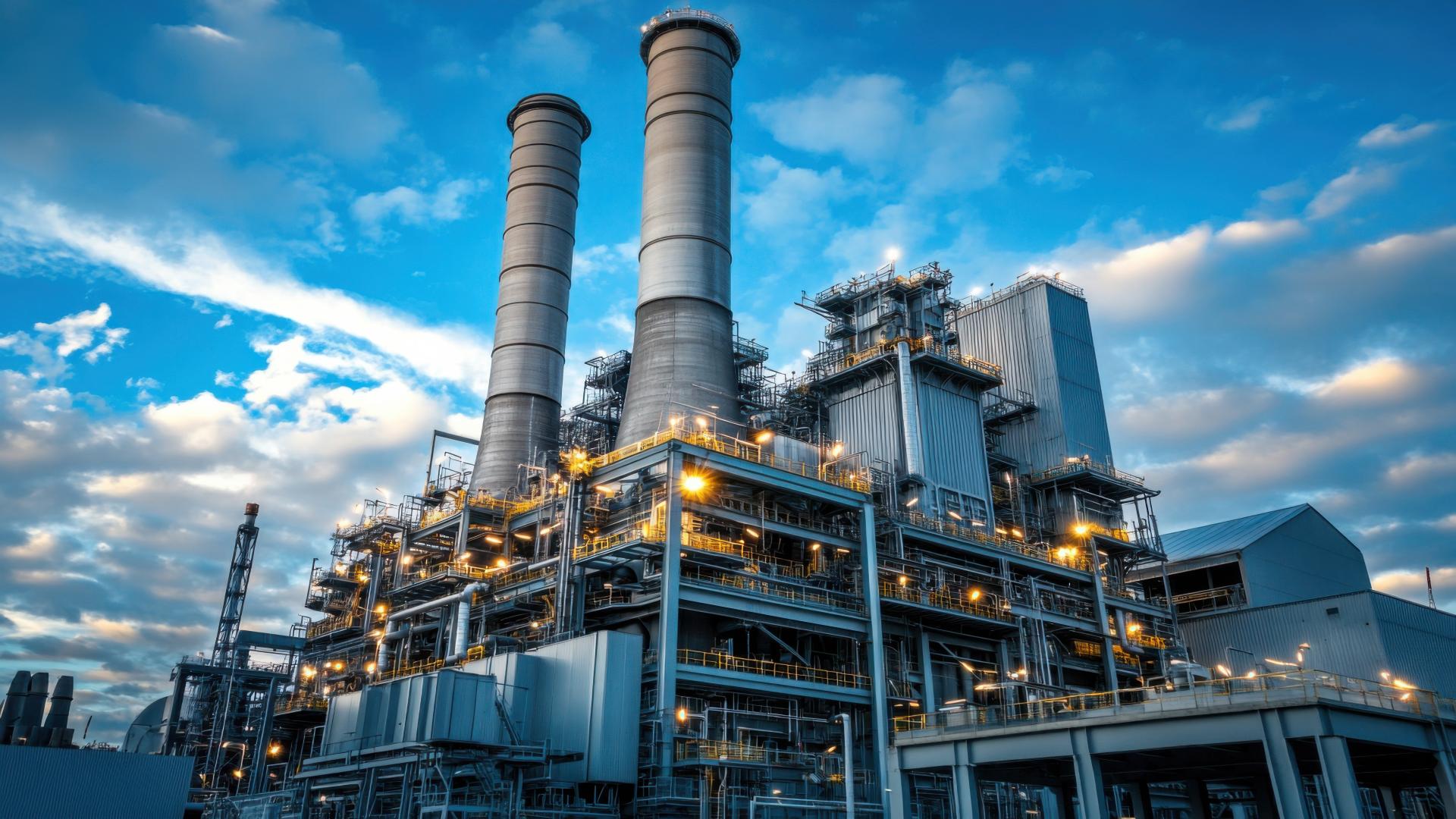 Picture of a gas power plant