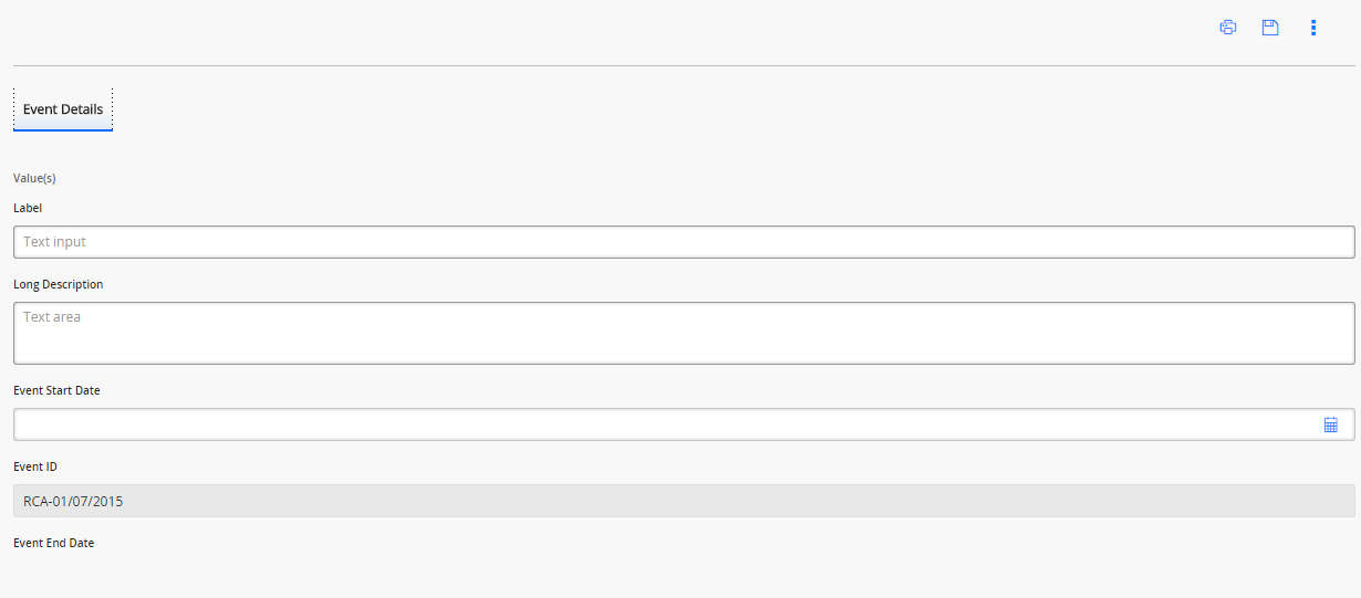 The blank datasheet of a Logic Tree