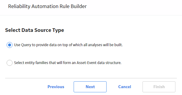 Select Data Source Type