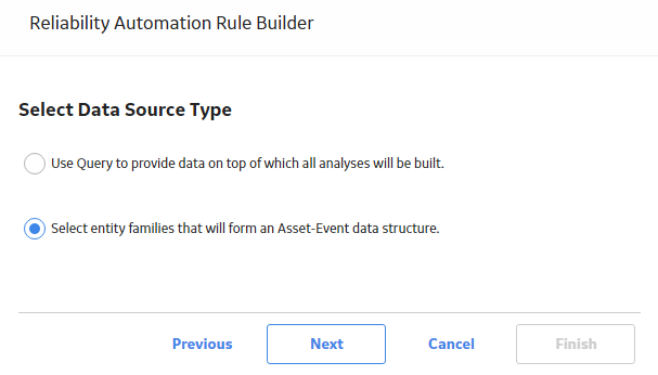 Select Data Source Type