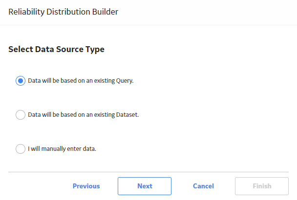 Select Data Source Type