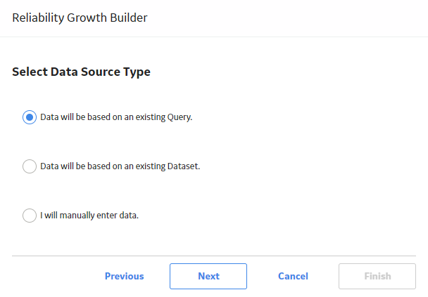 Select Data Source Type