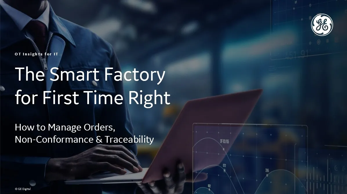 The Smart Factory for First Time Right webinar cover. 