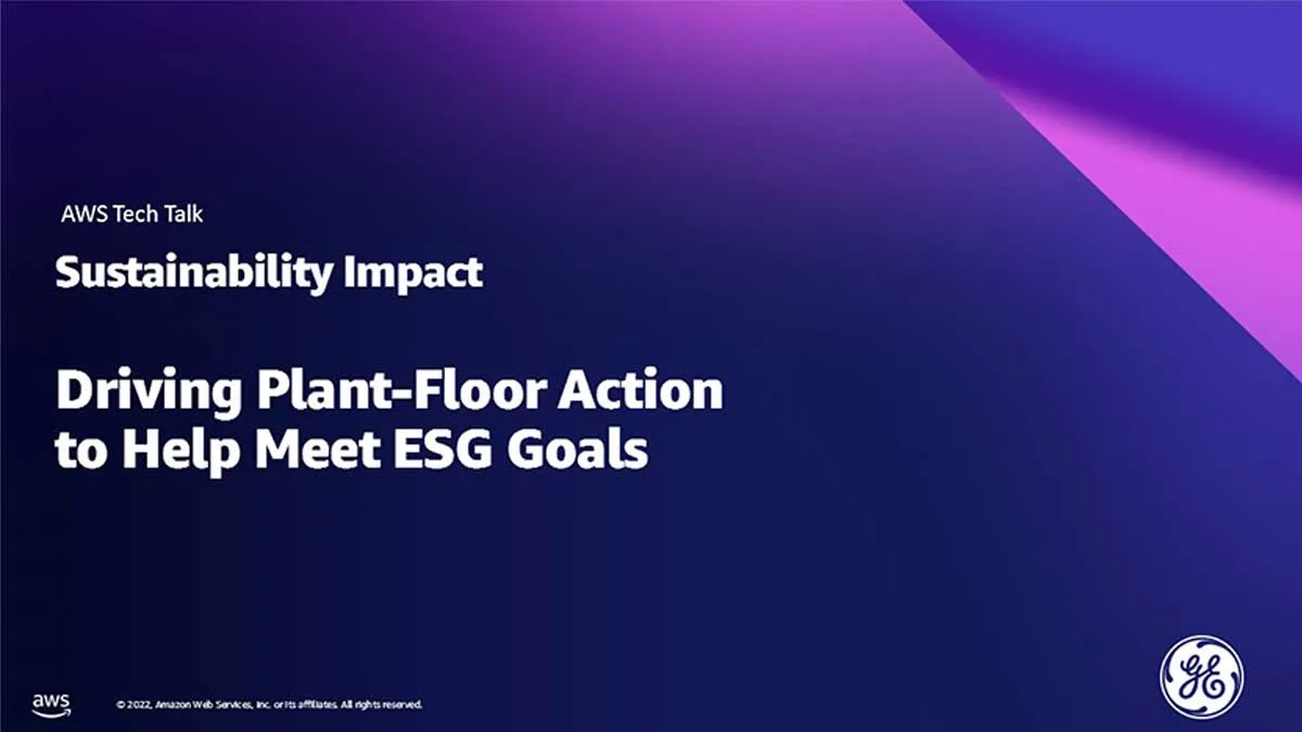 Sustainability Impact: Driving Plant-Floor Action to Help Meet ESG Goals