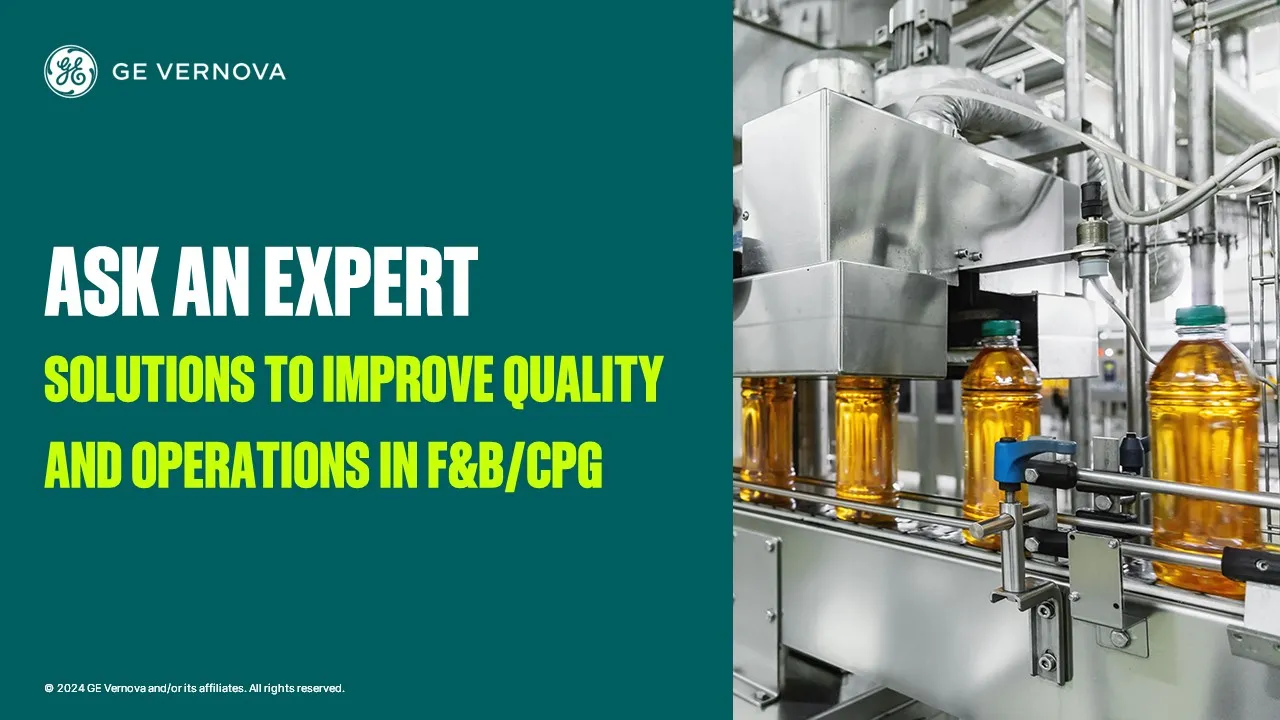 FB/CPG– Solutions to improve quality and operations